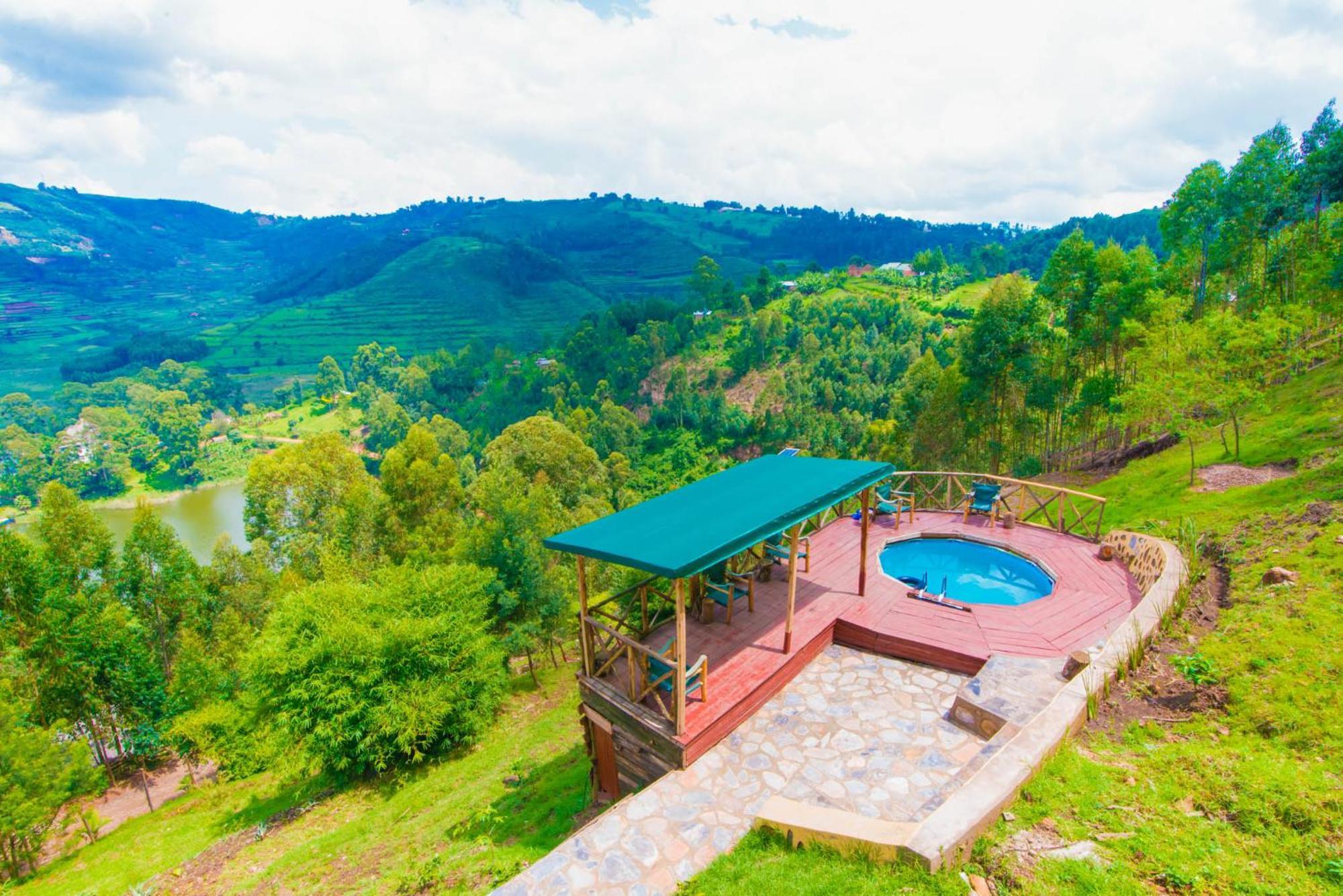 Hawk'S Eye Lodge Bunyonyi Kabale Rum bild
